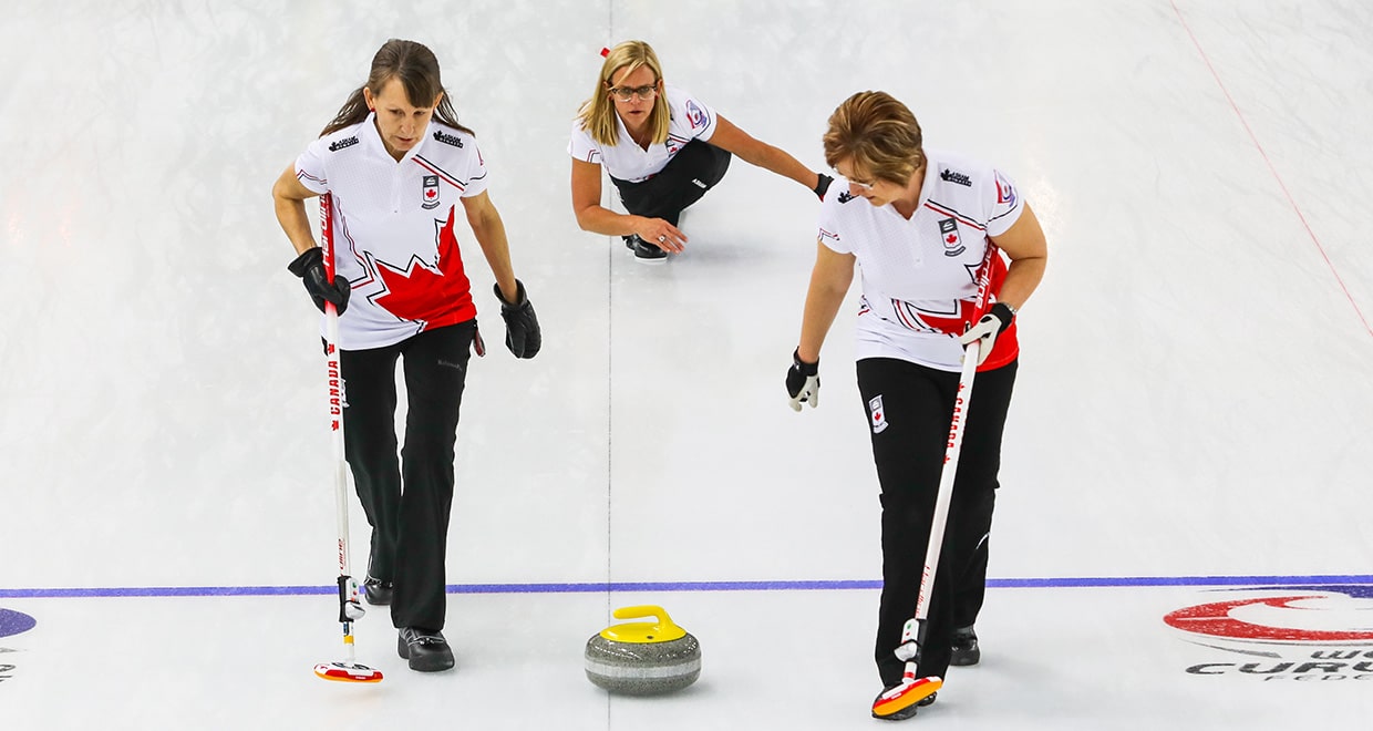 Curling Canada Canadian Teams Remain Atop Pools At 2019 World Senior