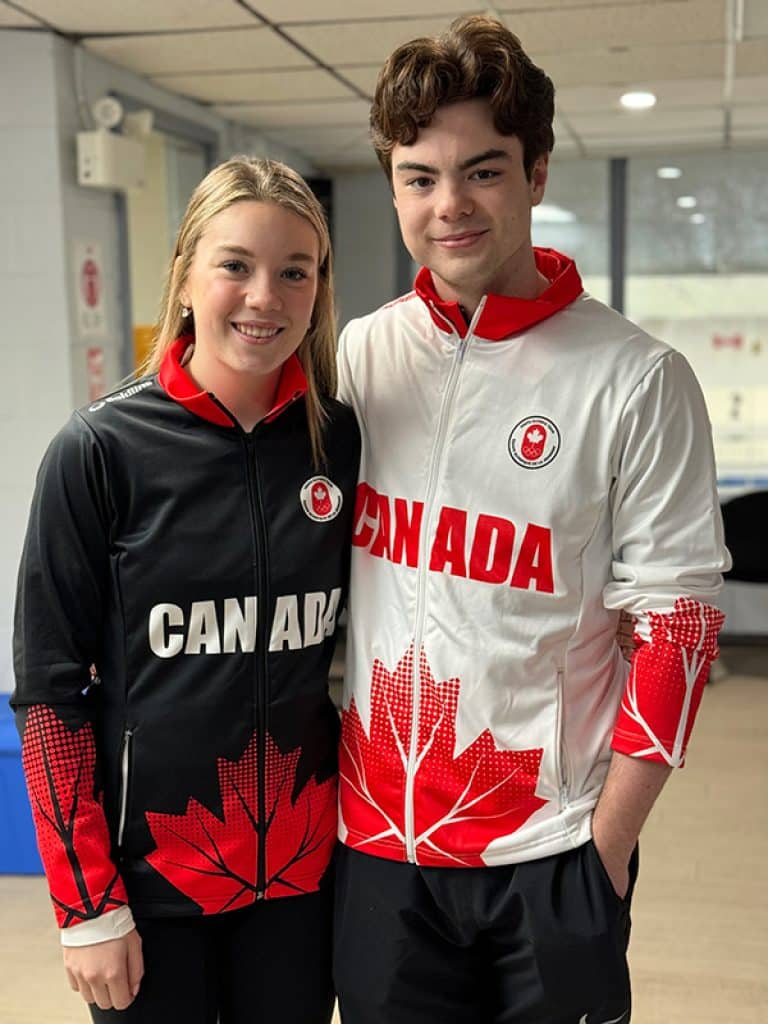 Curling Canada 2024 Youth Olympics Mixed Doubles Team!